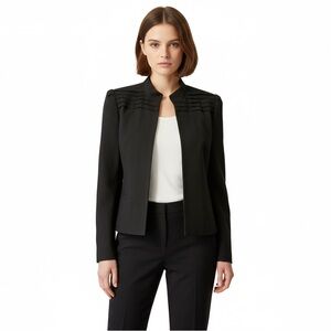 Vintage 80s SASSON Paris New York Structured Blazer Pleated Size 10 blazer